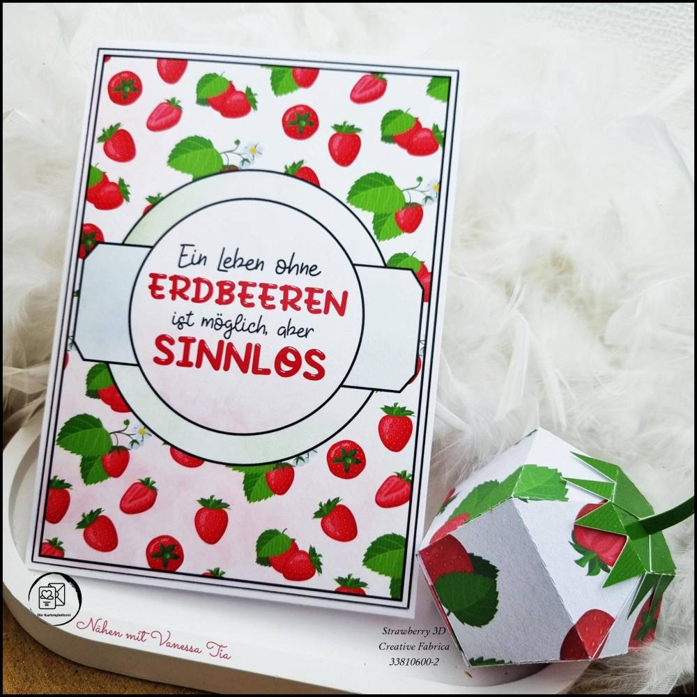 Erdbeerzeit Digiset Printfile Digipaper PNG JPG Bild 5