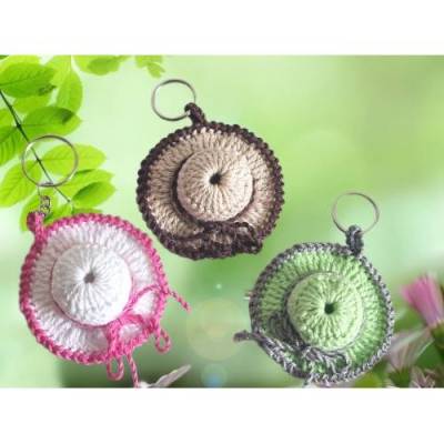 Schlüsselanhänger Hut gehäkelt – Originell & individuell in Wunschfarbe