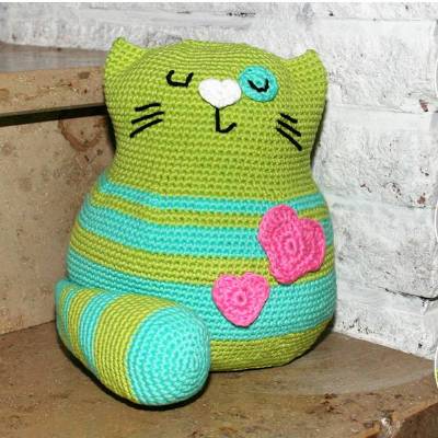 Katze - Türstopper - Häkelanleitung