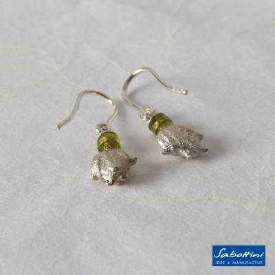 Ohrhänger "Knospen"  mit Peridot