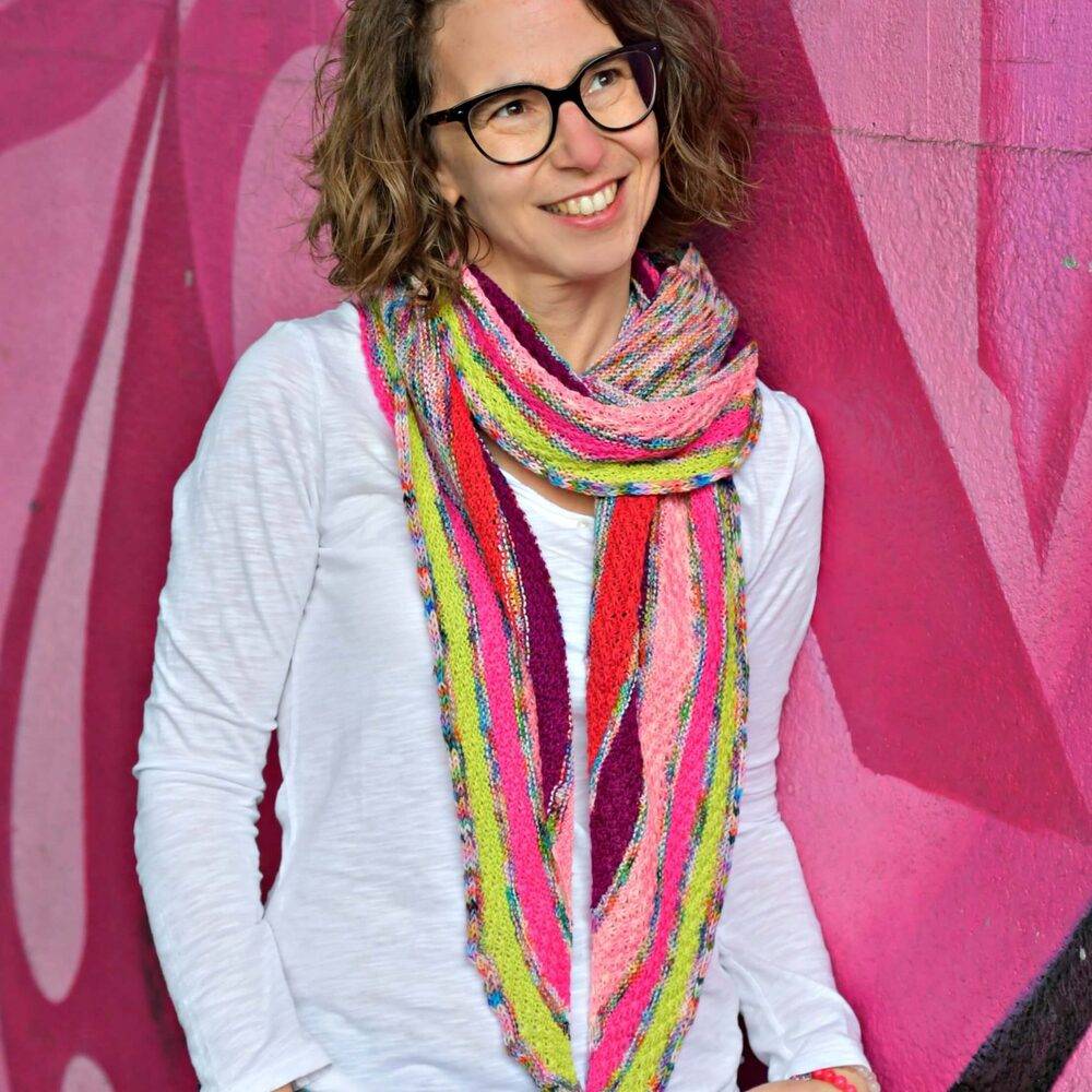 Strick-Anleitung Tuch FLORINE (DE) Bild 2