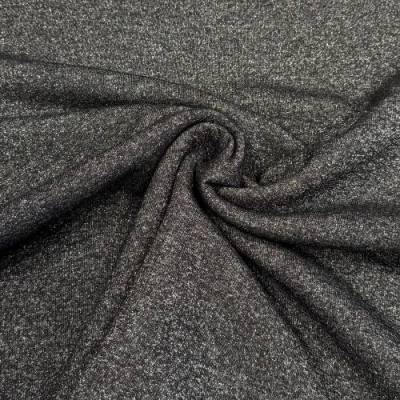 Sweatstoff in schwarz mit Glitzerfäden, 50cm