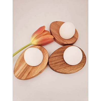 Eierhalter aus Holz, Ostern, Dekoration, Eierbecher