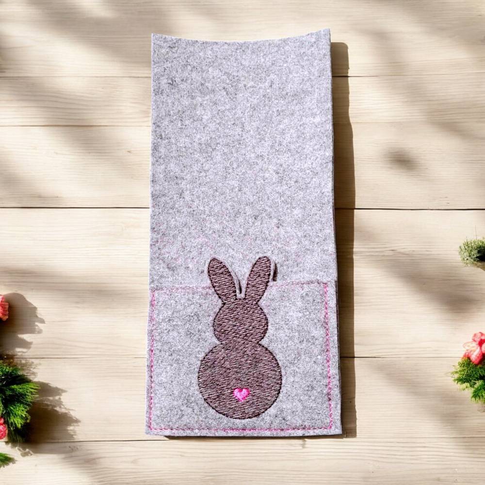 ITH Stickdateien Set Osterdeko – Bestecktaschen & Anhänger ab 10x10 – Shabby Stil Bild 8