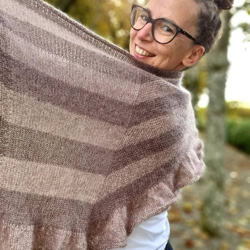 Strick-Anleitung Tuch SINELI (DE)