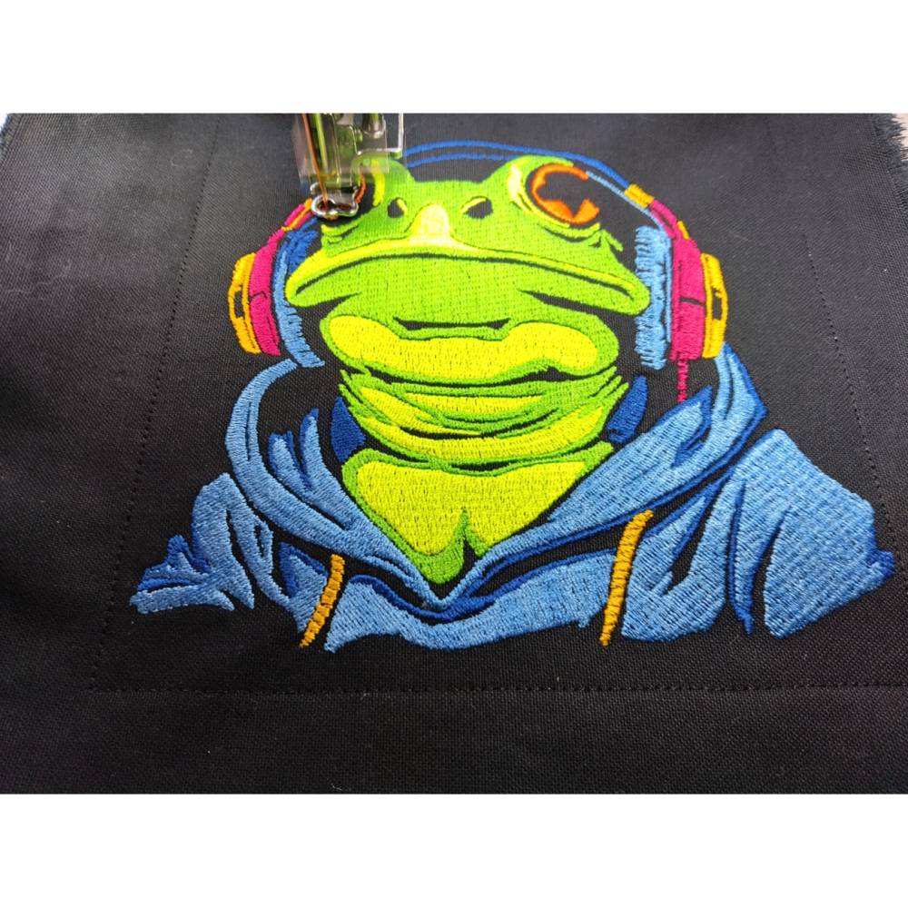 Frosch DJ cool Color Lichteffekt 10*10cm Bild 2