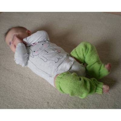 Baby-Ganzbein-Stulpen, maigrün