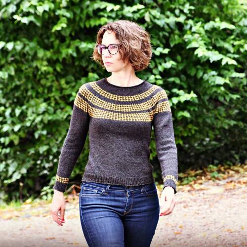 Strick-Anleitung Sweater SKILLA (DE/EN)