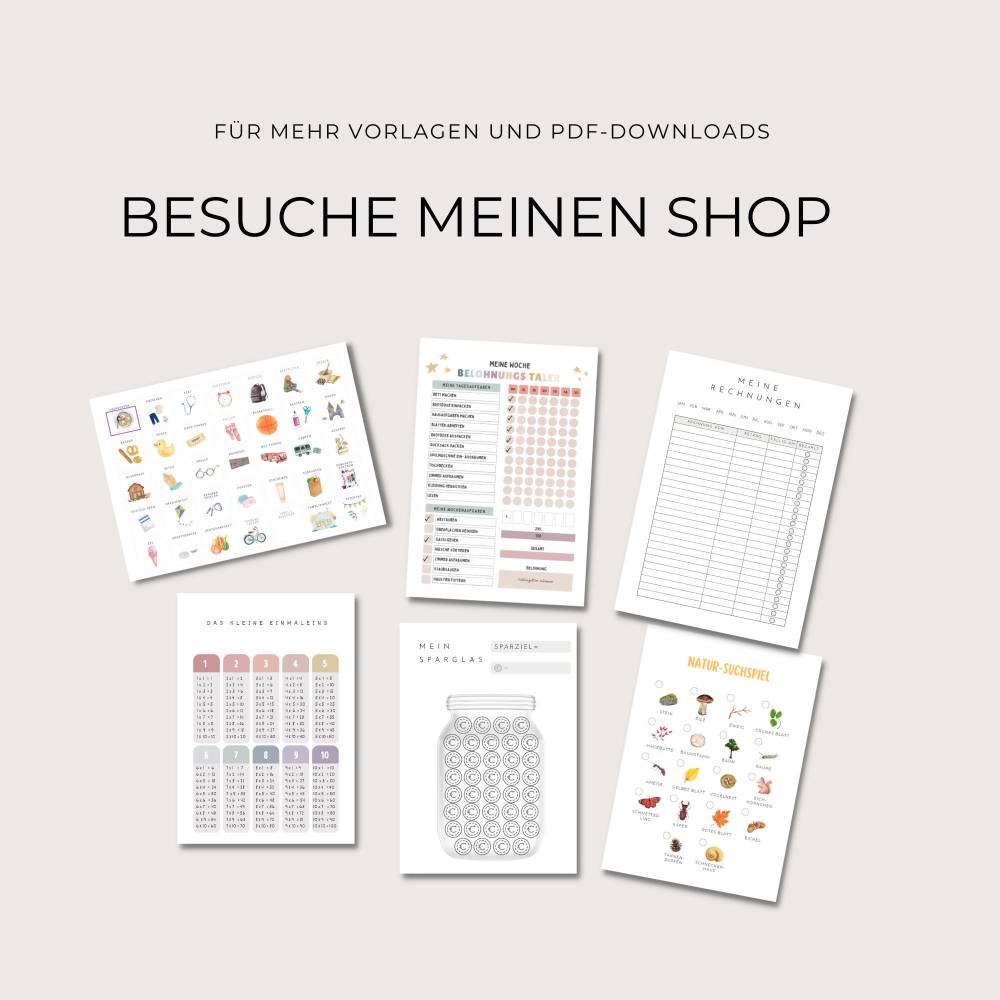 Gefühle Set für Kinder, PDF zum Ausdrucken, Emotionen lernen für Kita und Zuhause, digitale Download Bild 7