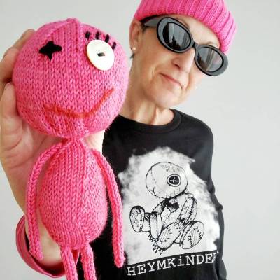 Voodoo Puppe stricken, Goth Girl Accessoire