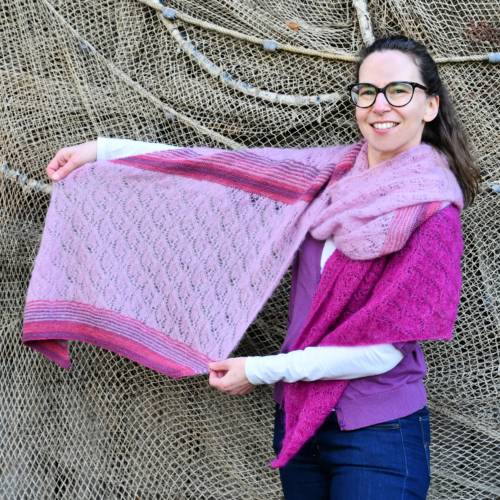 Strick-Anleitung Tuch ESTELLE (DE)