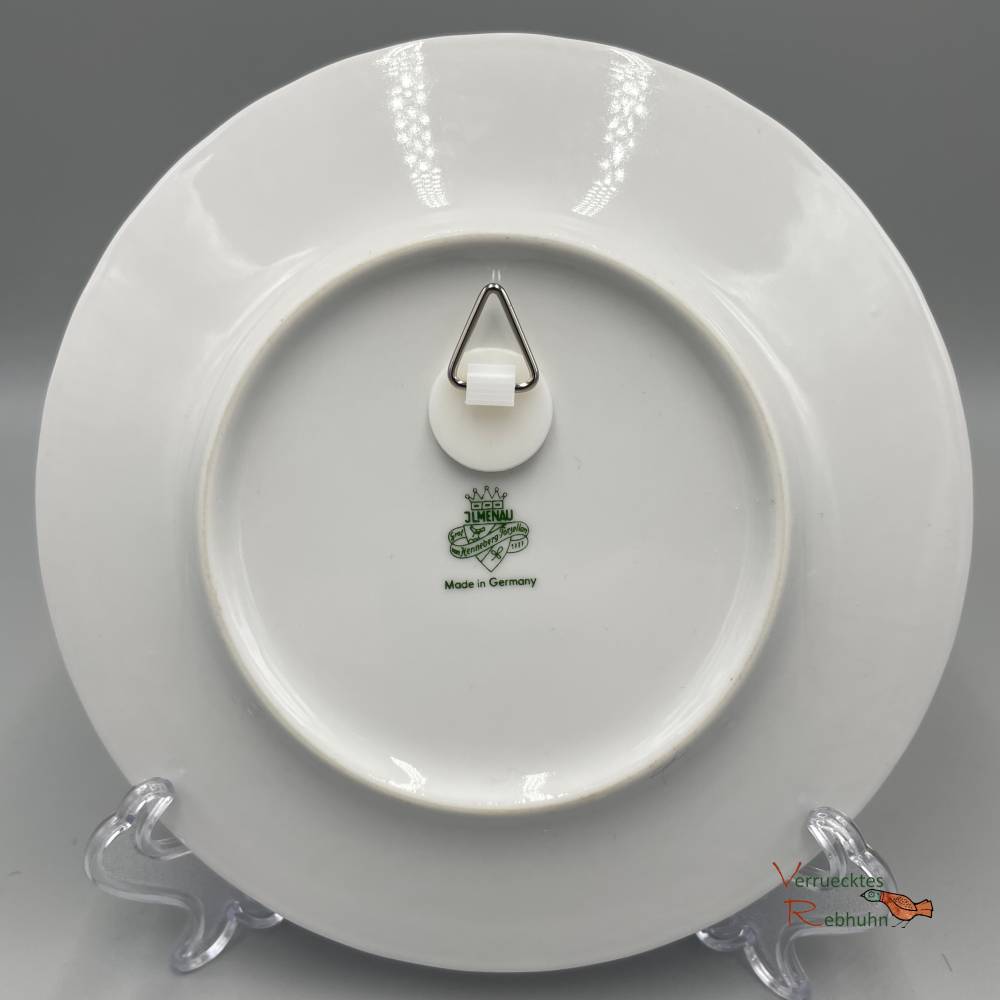 Vintage Wandteller "Be The Reason Sombody..." – Upcycling Deko mit Spruch Bild 3