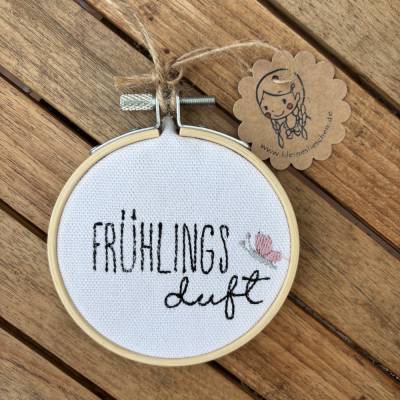 Stickrahmen // Frühlingsduft // Ostern // Frühling