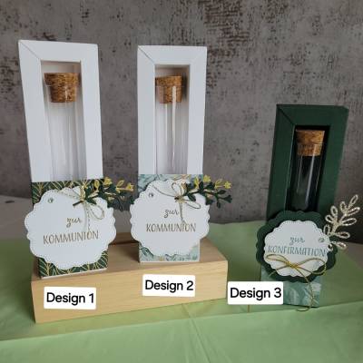 Geldgeschenk zur Konfirmation/ Kommunion, besondere Geschenkidee, Reagenzglas