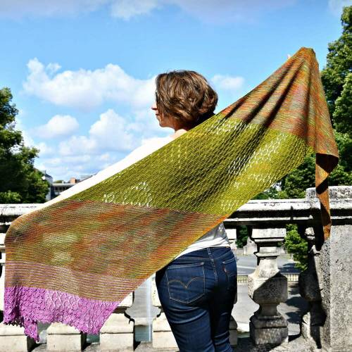 Strick-Anleitung Schal KENZA (DE)