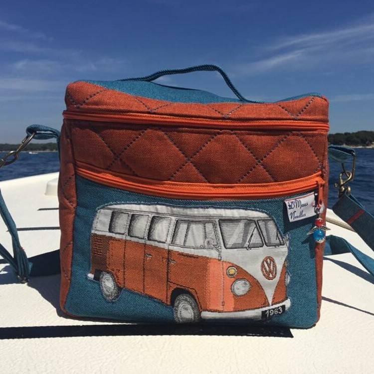 Schnittmuster Picknicktasche mit vielen Fächern Bild 1