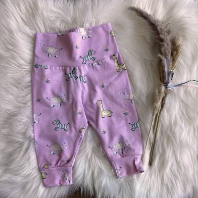 Babyhose Gr. 62 - rosa - Zootiere