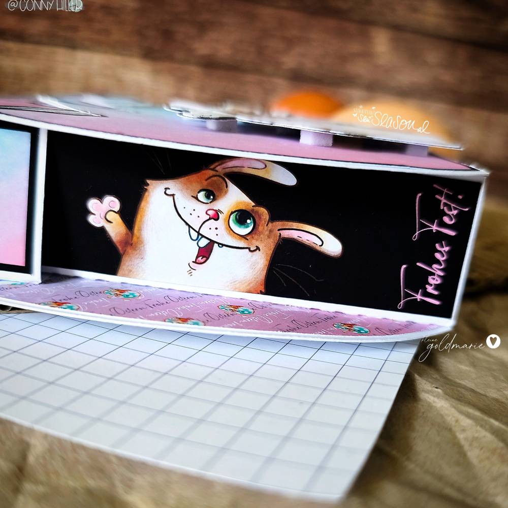 Digistampset Osterhase, Digipapier, Osterei, Jonglierender Hase, Ostern, Radieschen, Küken, Design von senSEASONal Bild 3