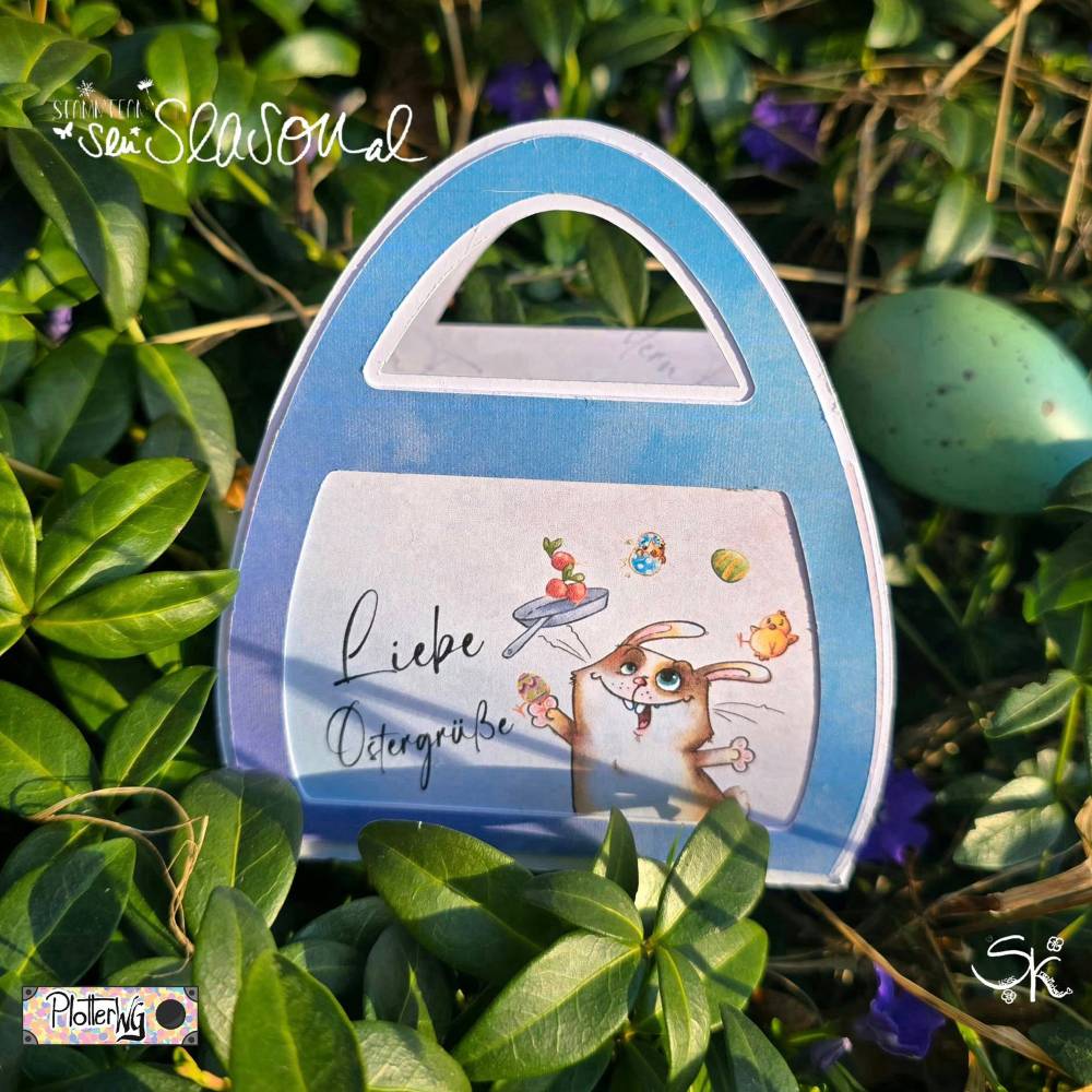 Digistampset Osterhase, Digipapier, Osterei, Jonglierender Hase, Ostern, Radieschen, Küken, Design von senSEASONal Bild 9