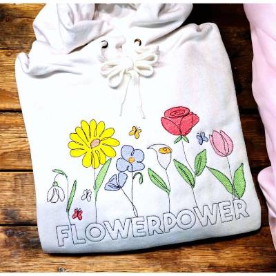 Monoline Blumen Stickdateien Set – 26 filigrane Motive ab 13x18 – Modern & einsteigerfreundlich