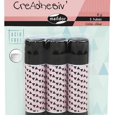 CreAdhesiv Pack 3 Klebestifte 8g 
