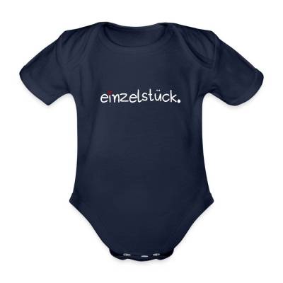 Baby Bio Kurzarmbody "einzelstück" Kinderbody, Body, Babybody, Kurzarm