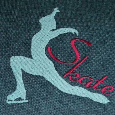 Stickdatei Skate, Schlittschuh Eiskunstlauf, 2 Größen, ab 10x10