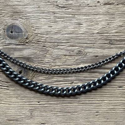 1 Charivarikette, Charivarirohling,zweireihig, ca. 33 cm, Trachtenschmuck, Herrenschmuck, Trachtenaccessoires