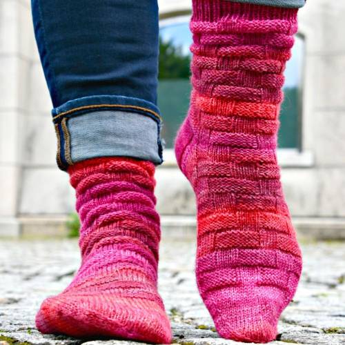 Strick-Anleitung Socken MALVE (DE)
