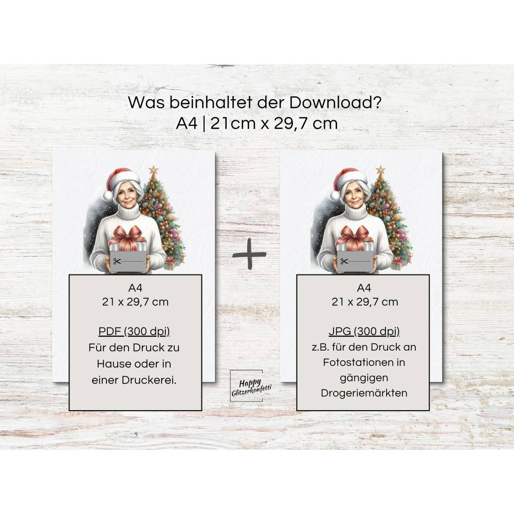 Witziges Teenager Geldgeschenk für Enkelkind zu Weihnachten, Weihnachtskarte, Last Minute Geld verschenken verpacken Bild 7