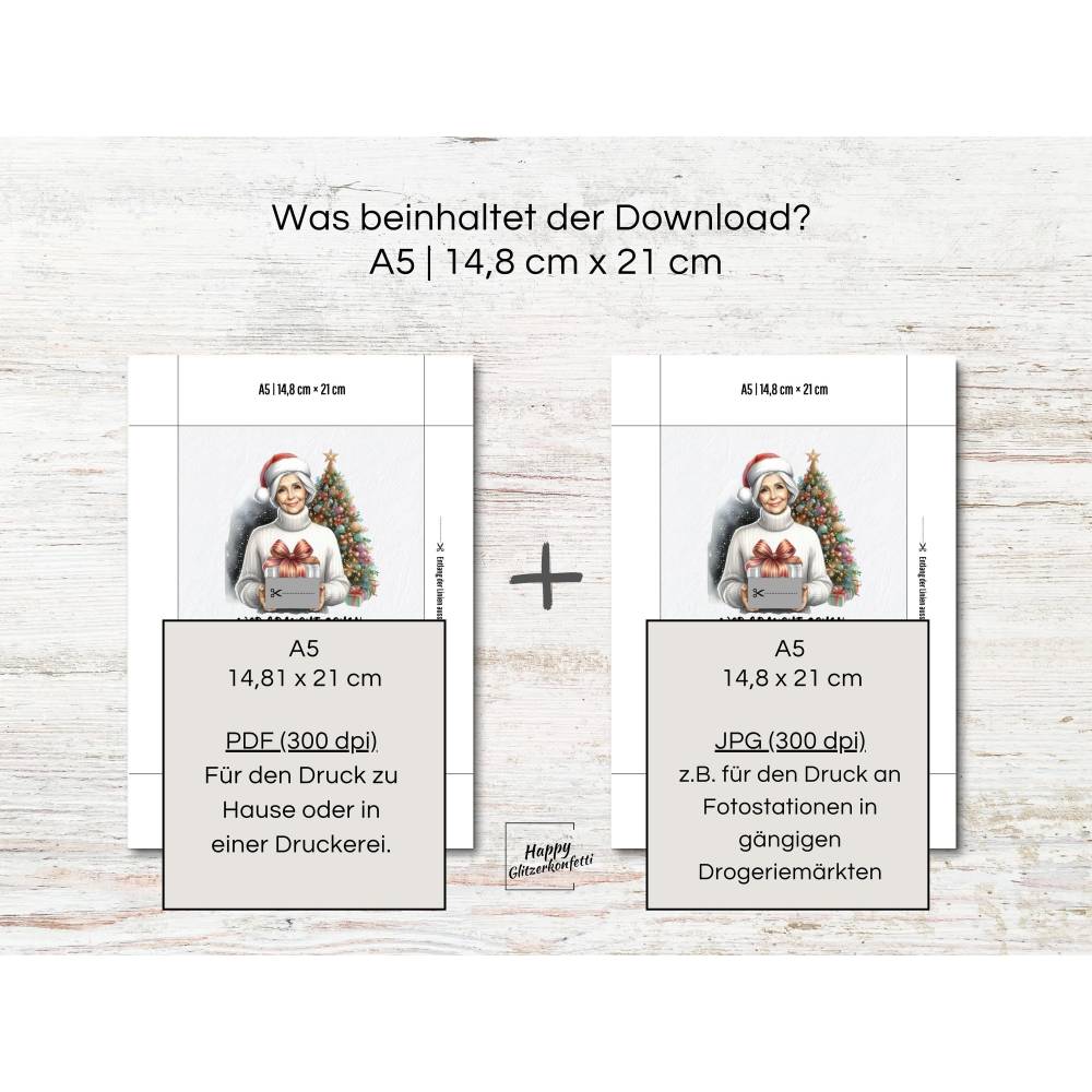 Witziges Teenager Geldgeschenk für Enkelkind zu Weihnachten, Weihnachtskarte, Last Minute Geld verschenken verpacken Bild 8