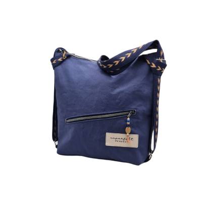 2 in 1 Schultertasche mit Funktion zum Rucksack