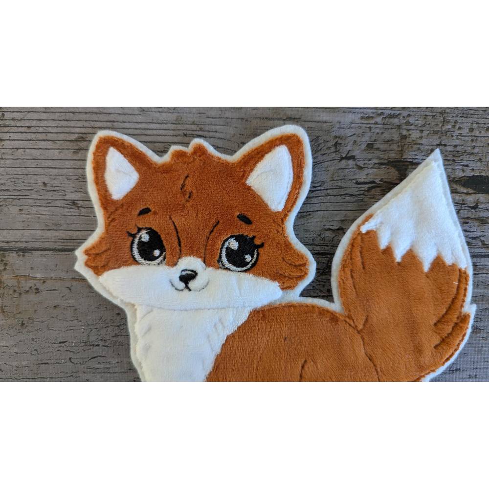Fuchs Stickdatei 3D, Applikation SOFORTDOWNLOAD, Embroidery design Bild 2