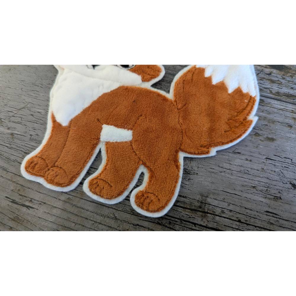 Fuchs Stickdatei 3D, Applikation SOFORTDOWNLOAD, Embroidery design Bild 3