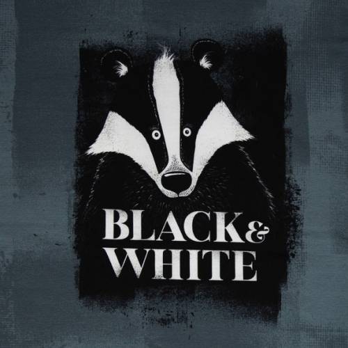 Panel French Terry/Sommersweat, Black and White von Thorsten Berger