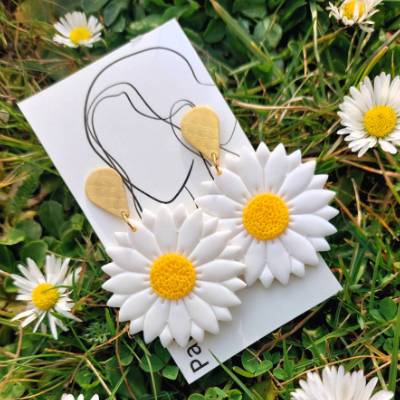 Ohrringe "Margeriten"
