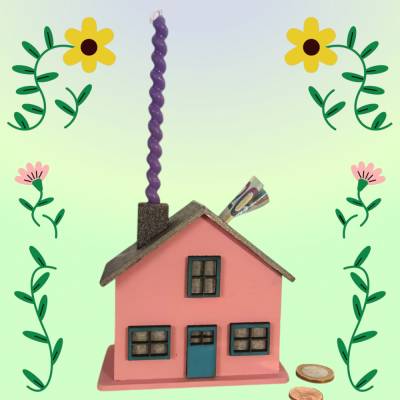 Spardose Miniaturhaus - Geldgeschenk Verpackung zur Hochzeit und Einweihung, Deko mit optionaler Beleuchtung