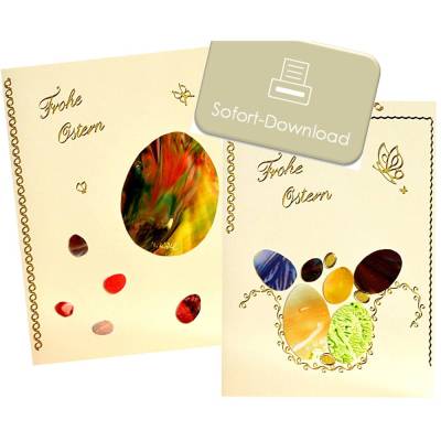 Zauberhafte Osterkarten als Download