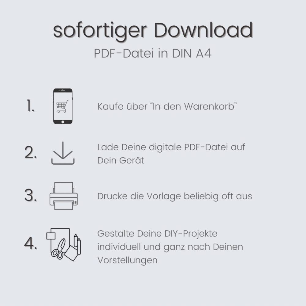 Karten für Geschenktüten PDF Datei A4 "Für die Besten" | Download zum Ausdrucken Bild 4