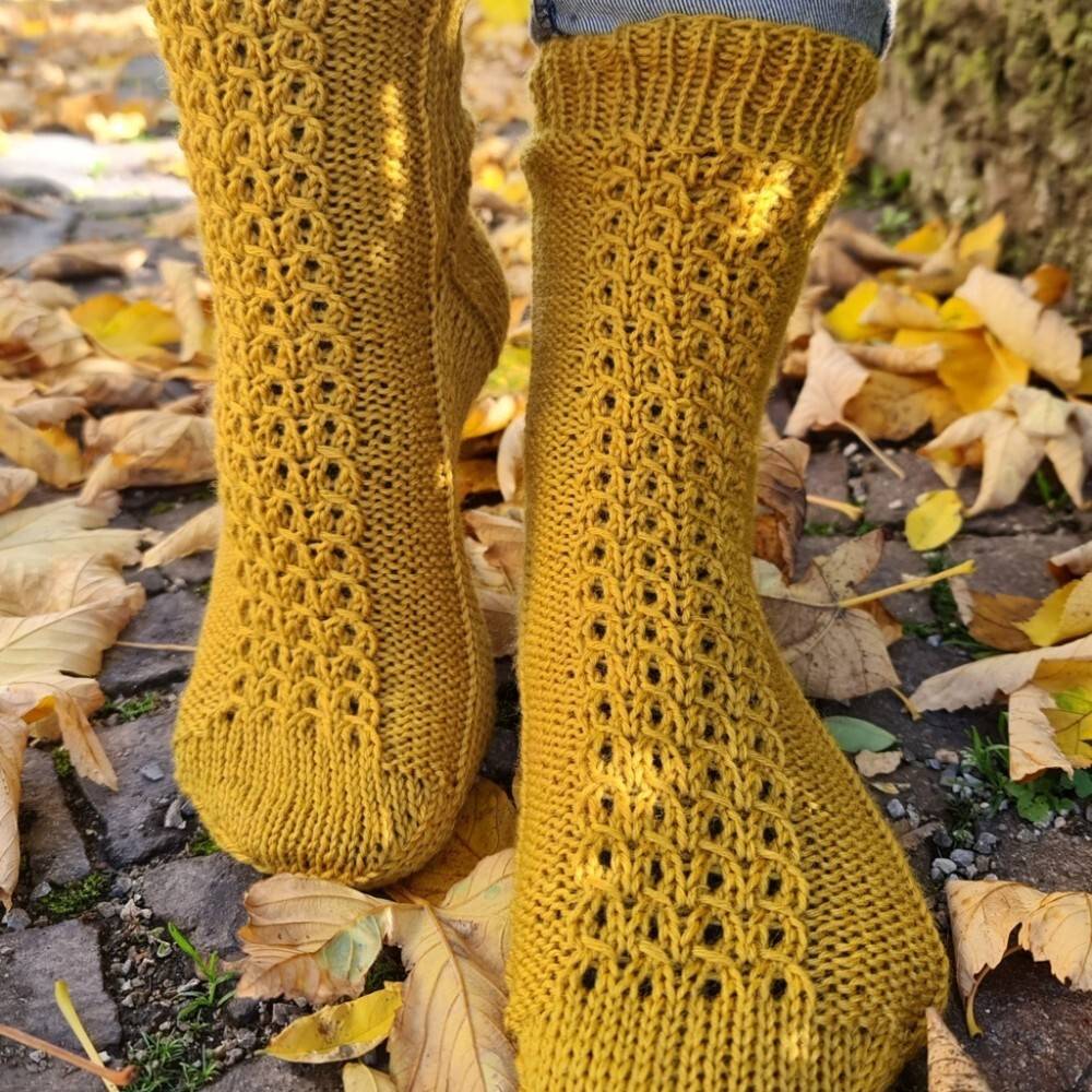 Strick-Anleitung Socken ZUGANI (DE) Bild 1