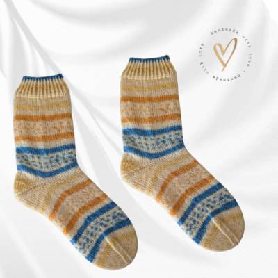 Socken handgestrickt für Gr. 38/39