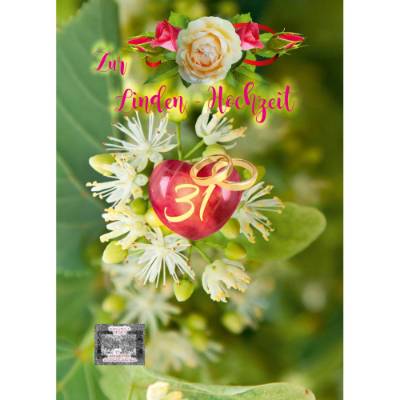 Glückwünsche zur Linden - Hochzeit - 31. Hochzeitstag.
