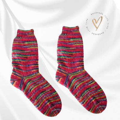 Socken handgestrickt für Gr. 38/39