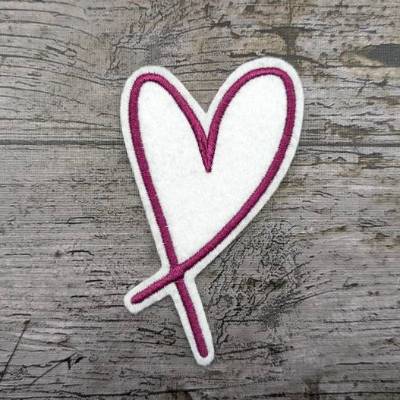 Herz geschwungen, Stickdatei, Sofortdownload, Embroidery Design