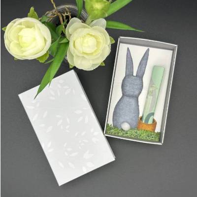 Geschenkbox Ostern: Handgemalte Osterhasen-Box für Geldgeschenke & Gutscheine