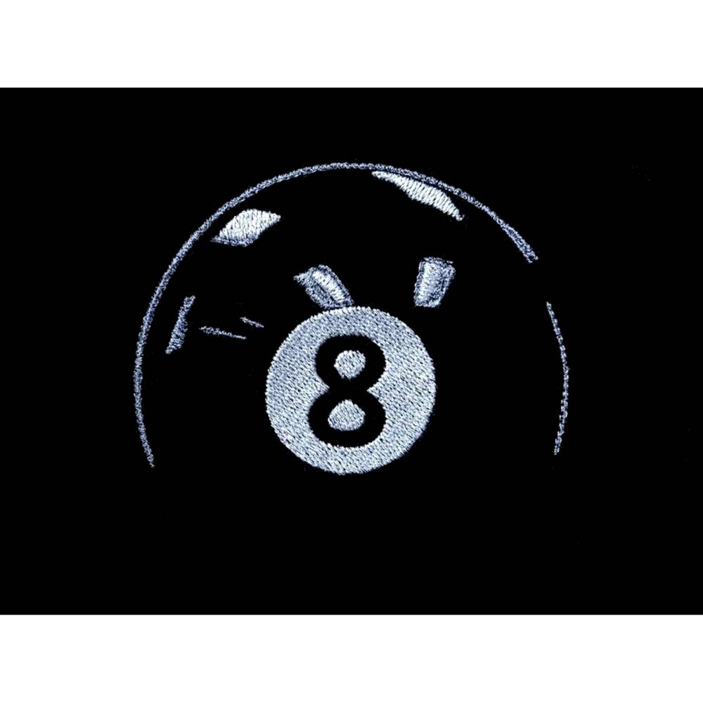 Billard Kugel 8 Lichteffekt 14*14cm bzw. 15*15cm Bild 1