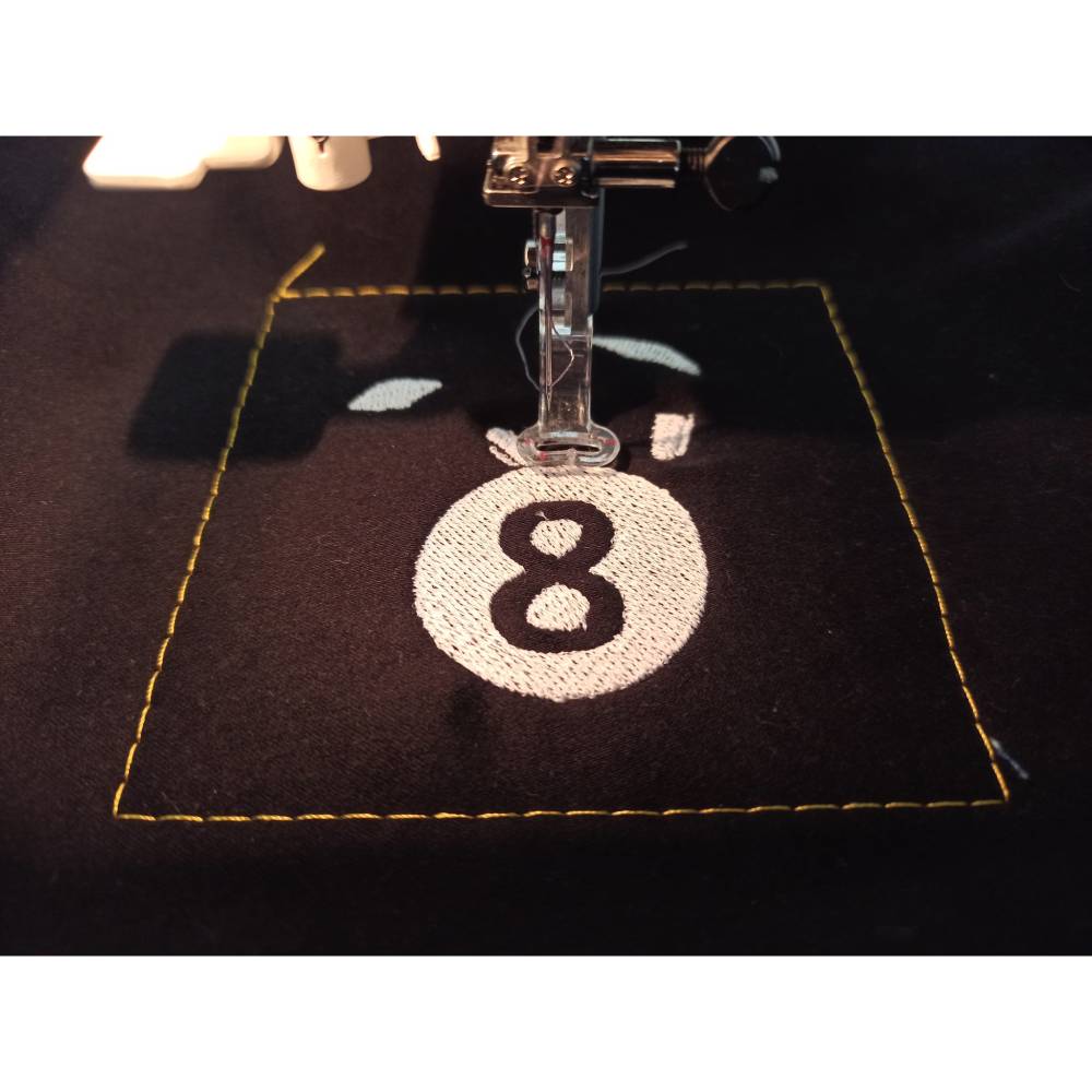 Billard Kugel 8 Lichteffekt 14*14cm bzw. 15*15cm Bild 2