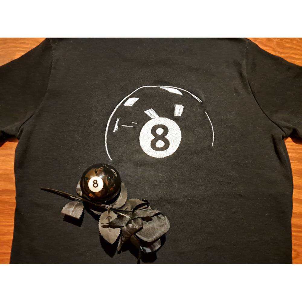 Billard Kugel 8 Lichteffekt 14*14cm bzw. 15*15cm Bild 6