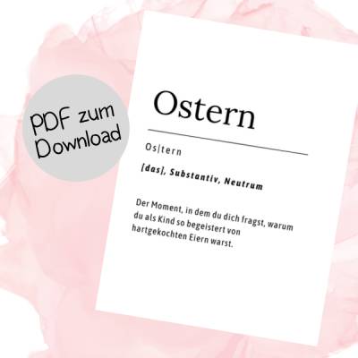 GRATIS Lustige Osterkarte als Download – Die Wahrheit über Ostereier