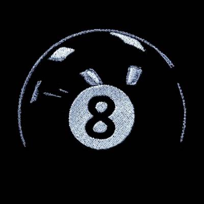 Billard Kugel 8 Lichteffekt 18*18cm bzw. 20*20cm